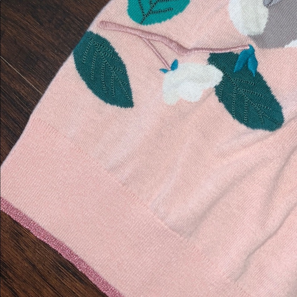 NWT Kate Spade Broome Street Flower Sweater XL - Picture 2 of 4